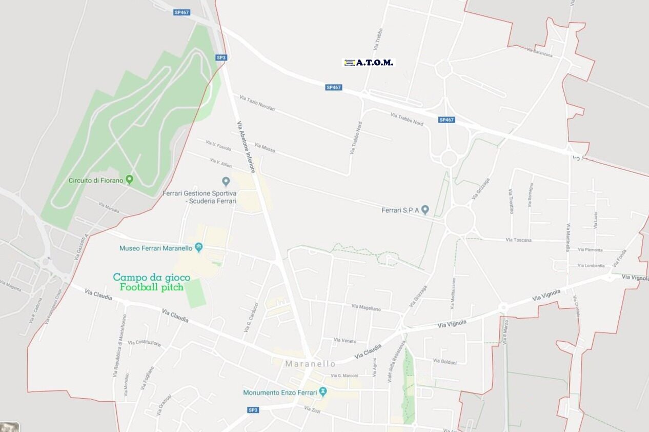 mappa maranello